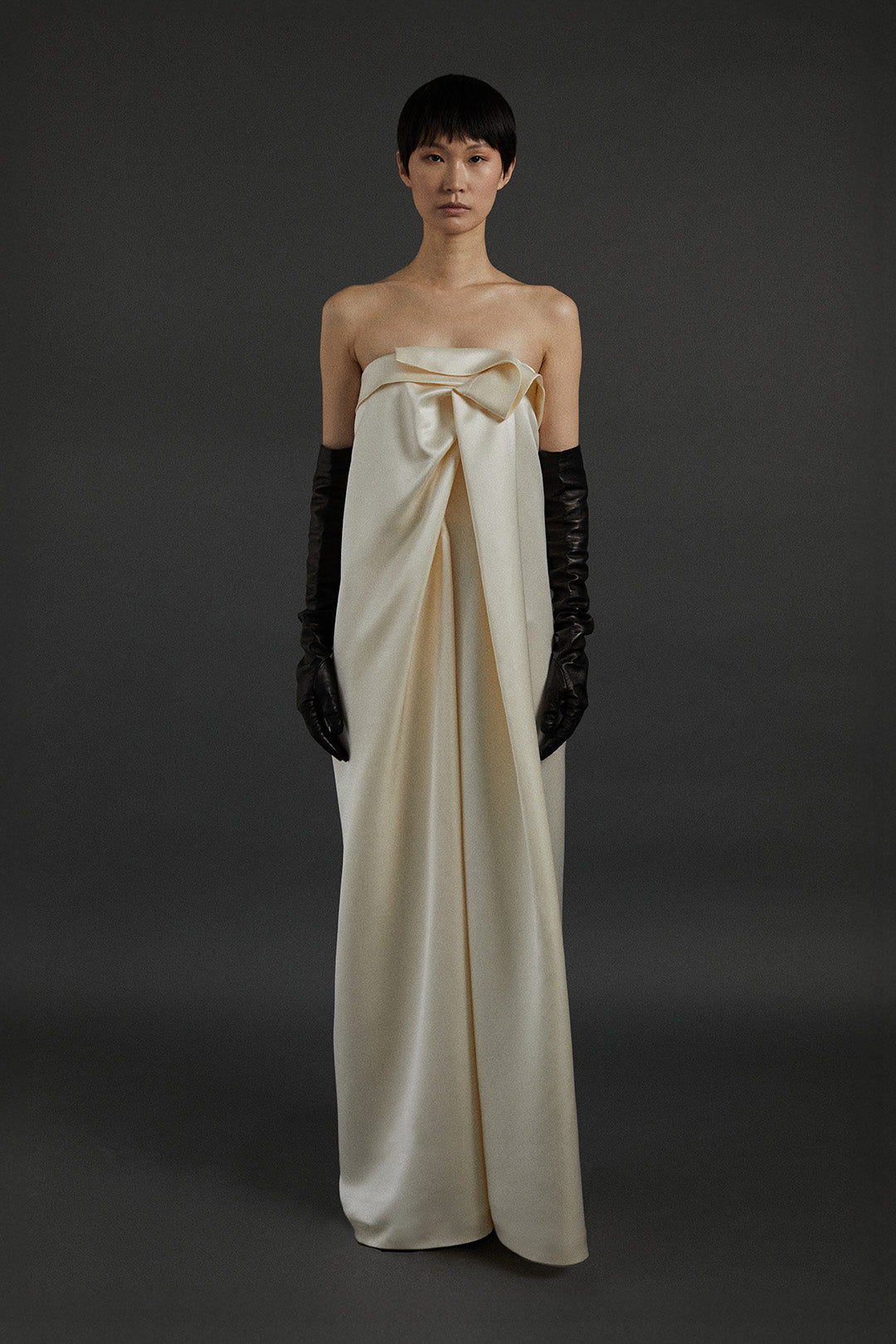 satin dress for sale Ladivine BD104 - Long A-Line Dress
