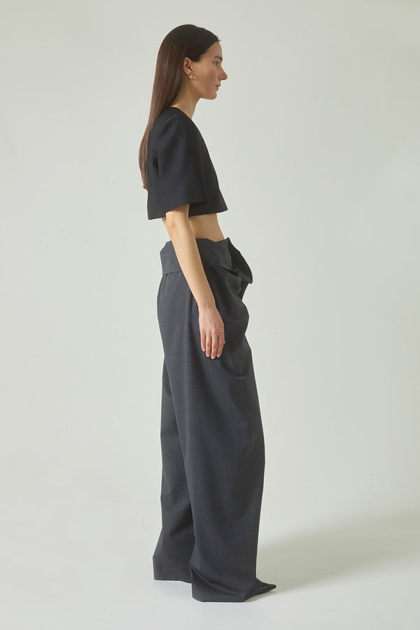 Manuela Trousers in Charcoal Grey