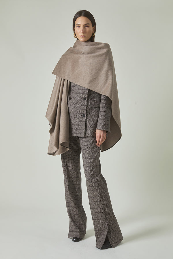 Danica Shawl in Taupe