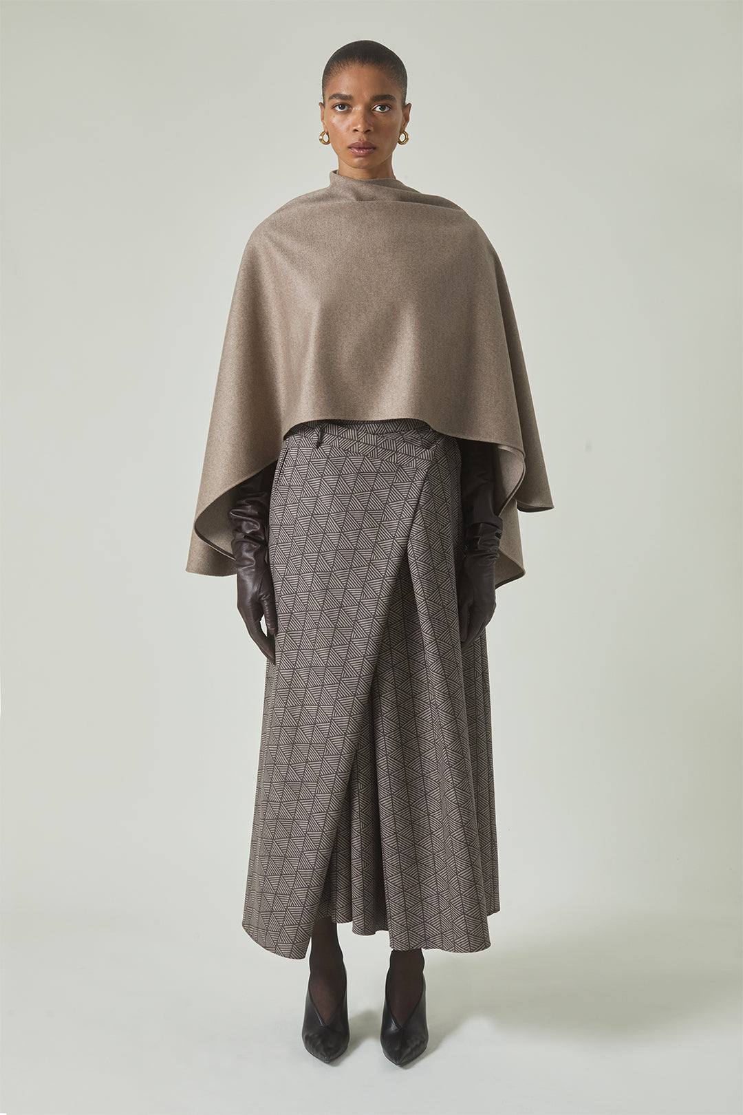 Danica Shawl in Taupe