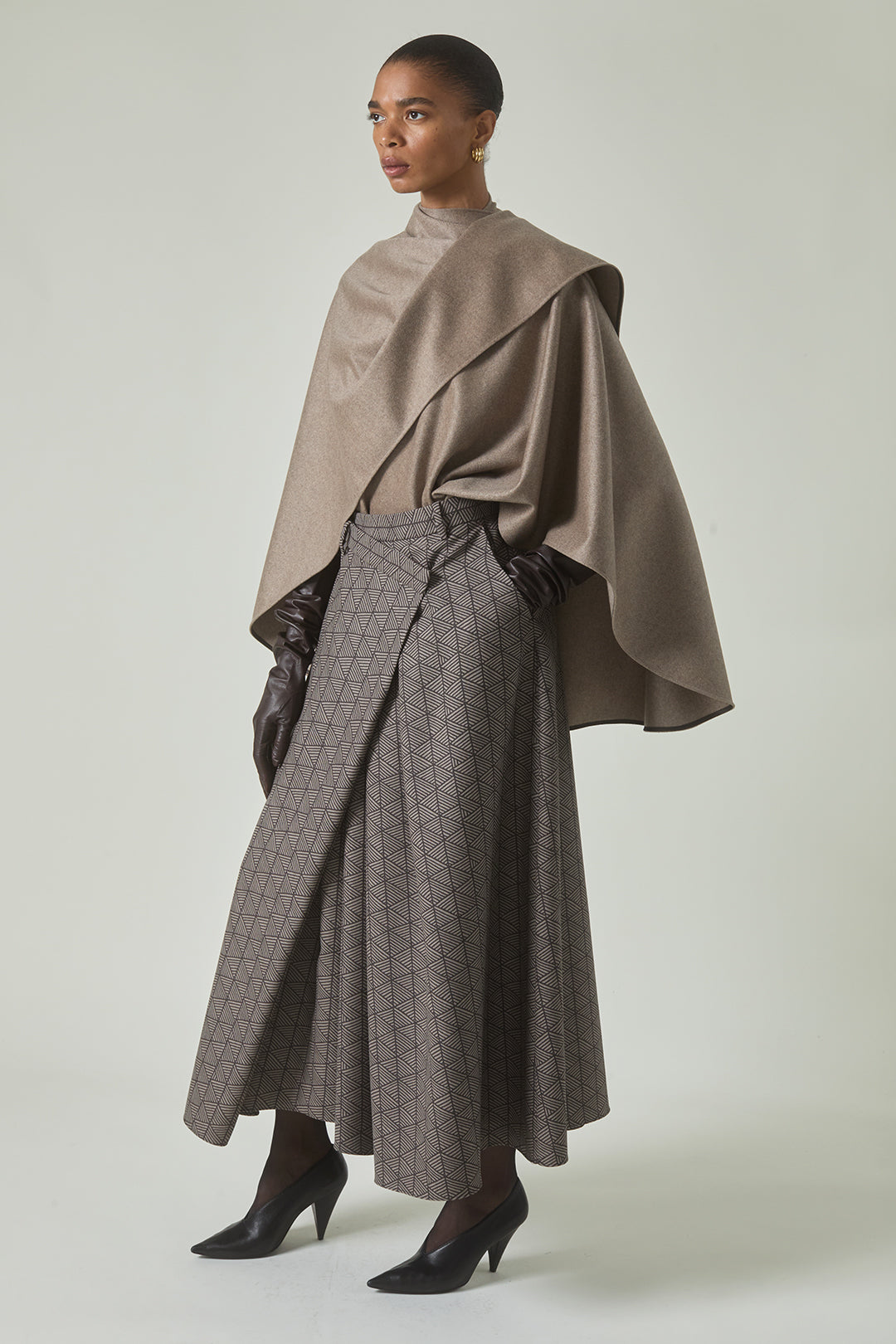 Danica Shawl in Taupe