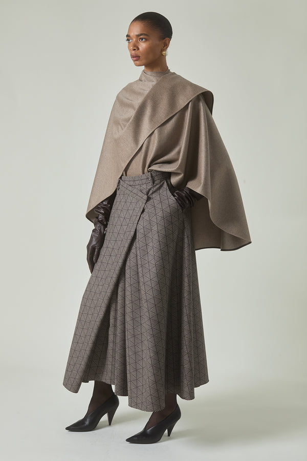 Danica Shawl in Taupe