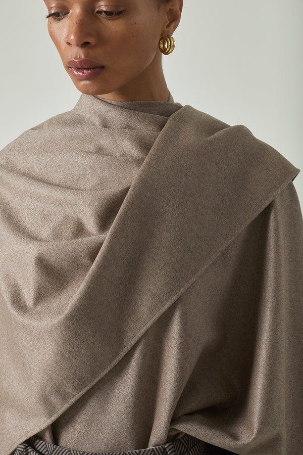Danica Shawl in Taupe