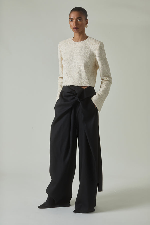 Francesca Top in Bouclé