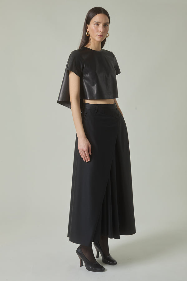 Mariel Top in Leather