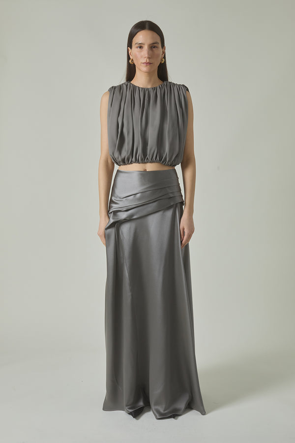 Penny Top in Pewter