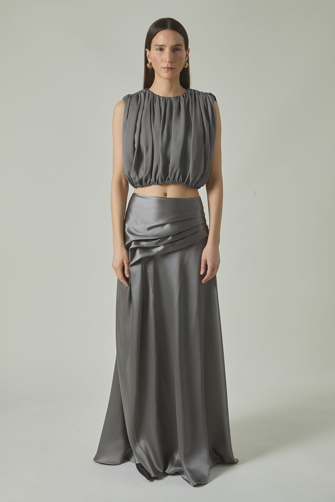 Penny Top in Pewter