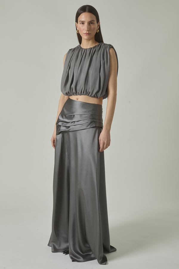 Penny Top in Pewter
