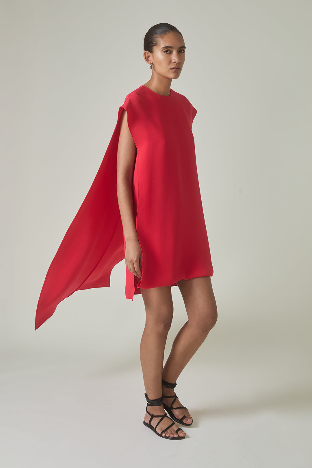 Athena Dress in Poppy