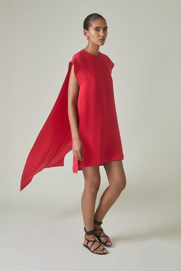 Athena Dress in Poppy