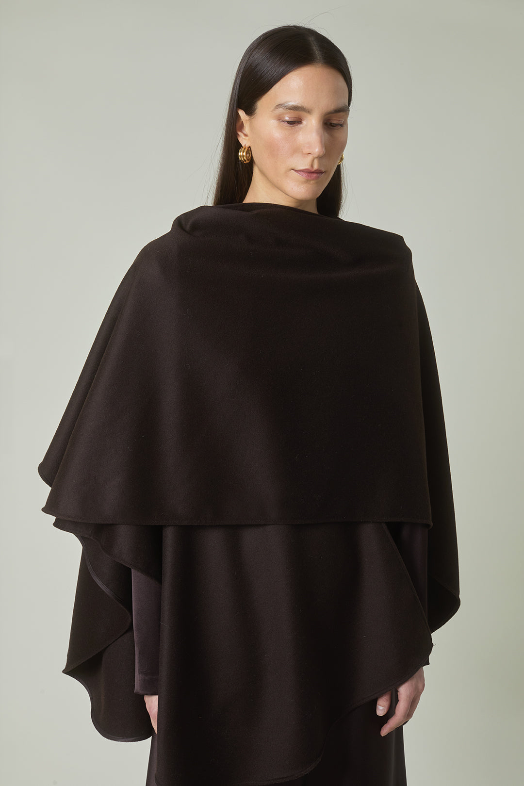 Danica Shawl in Ganache