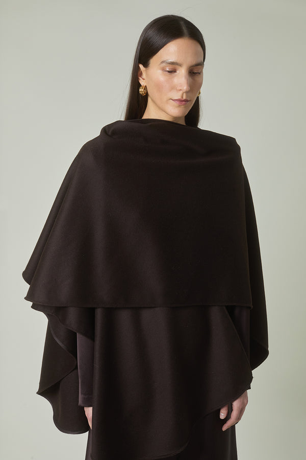 Danica Shawl in Ganache