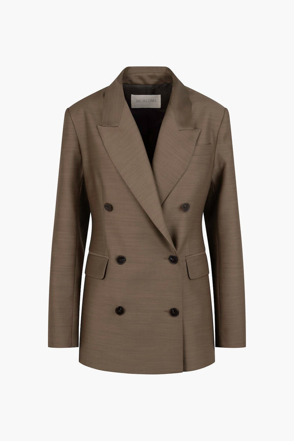 Estelle Blazer in Silk Wool