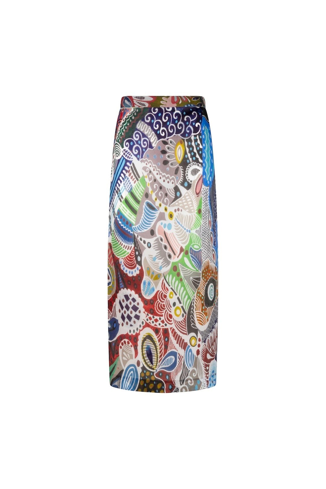 Irene Skirt in A. Vazquez Print