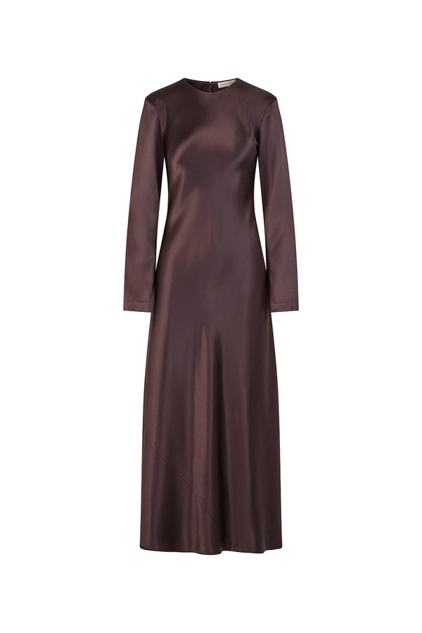 Mercedes Dress in Ganache