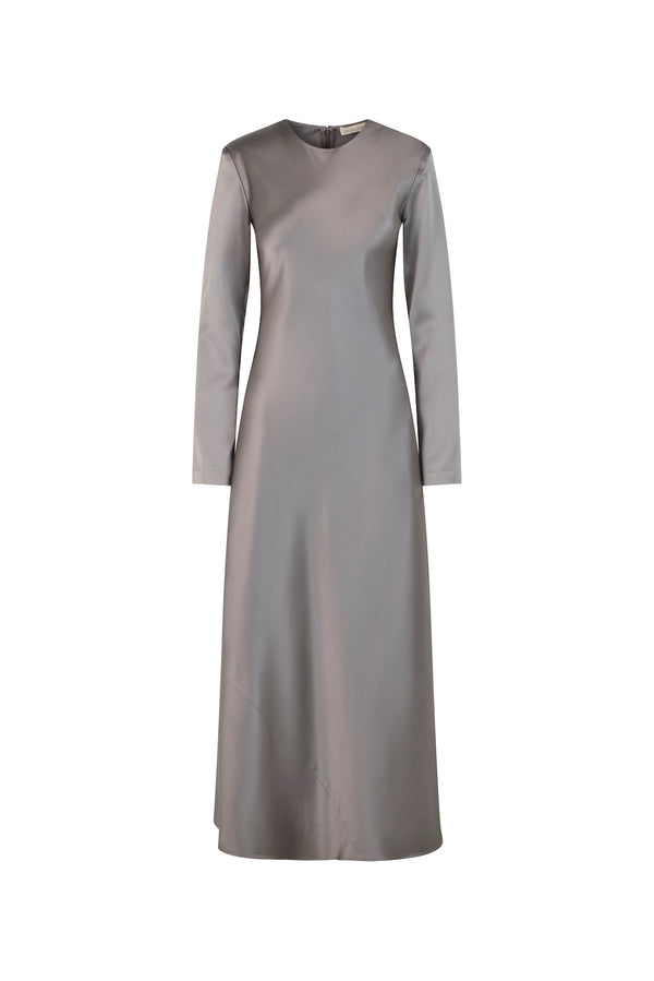 Mercedes Dress in Pewter