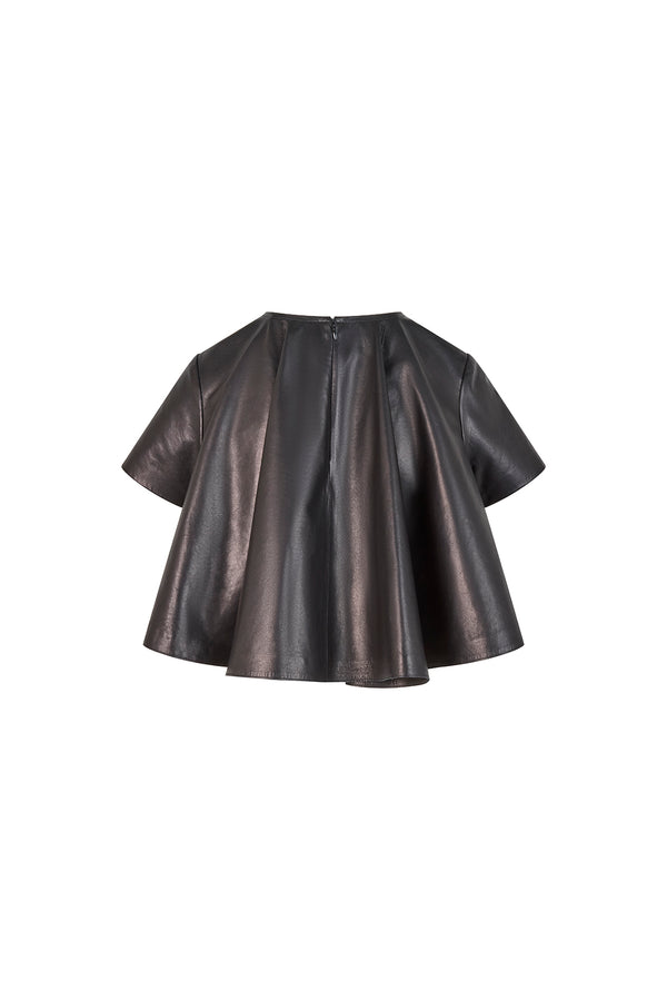 Mariel Top in Leather