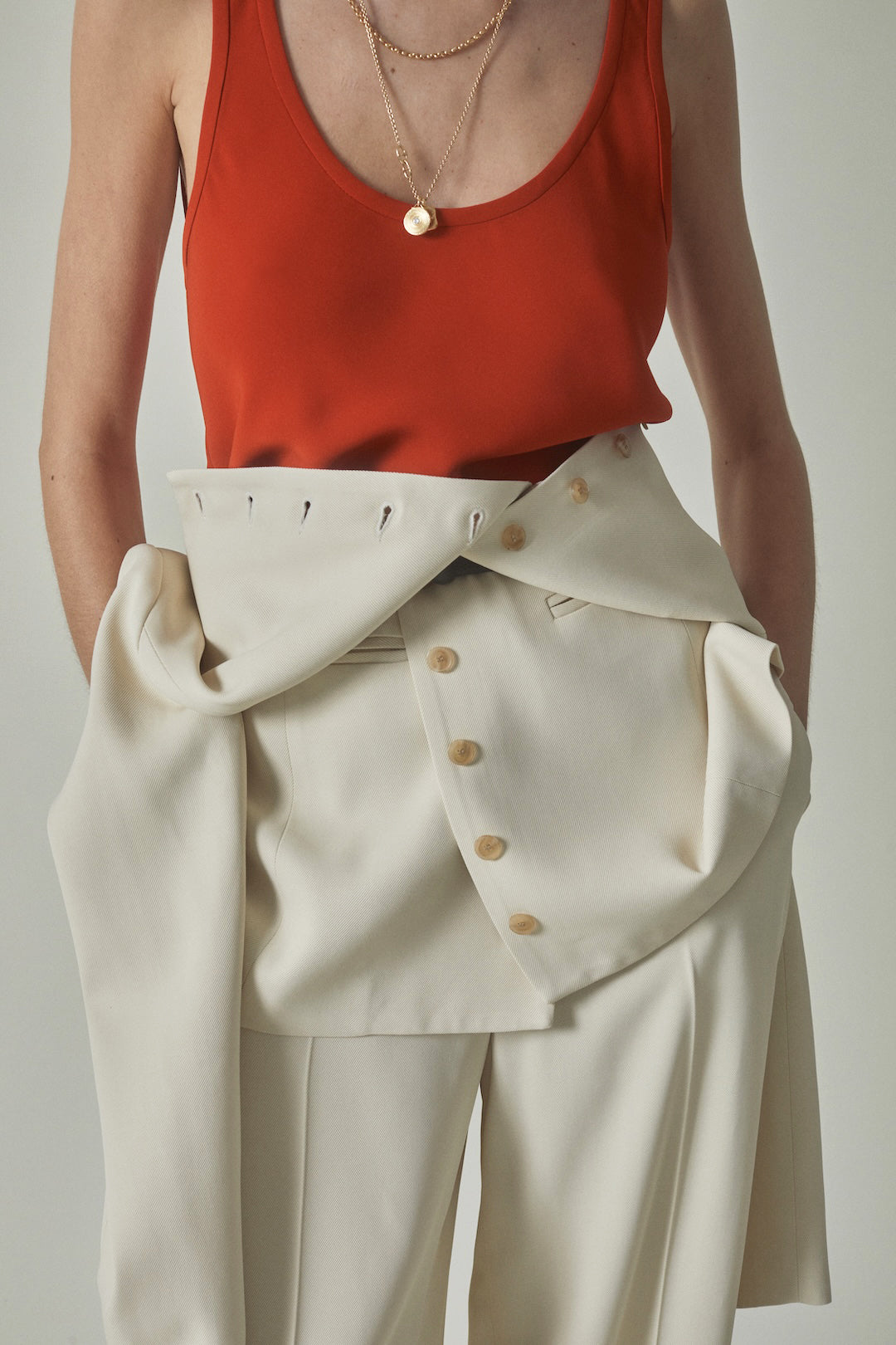 Adau Top in Blood Orange