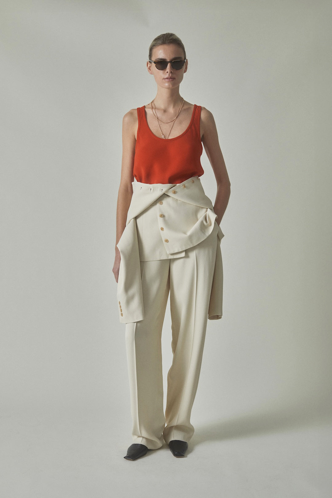 Adau Top in Blood Orange