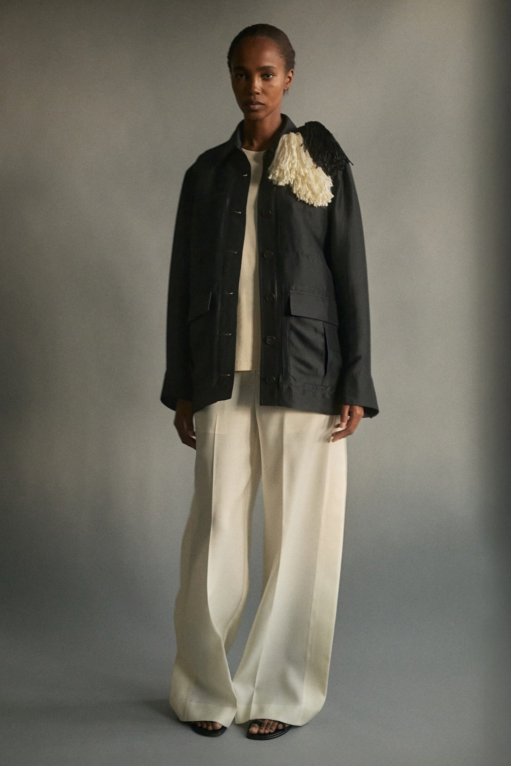 Valentina Trousers in Ivory