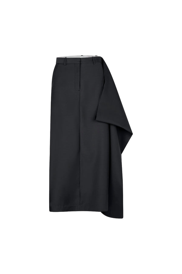 Augusta Skirt in Silk Wool