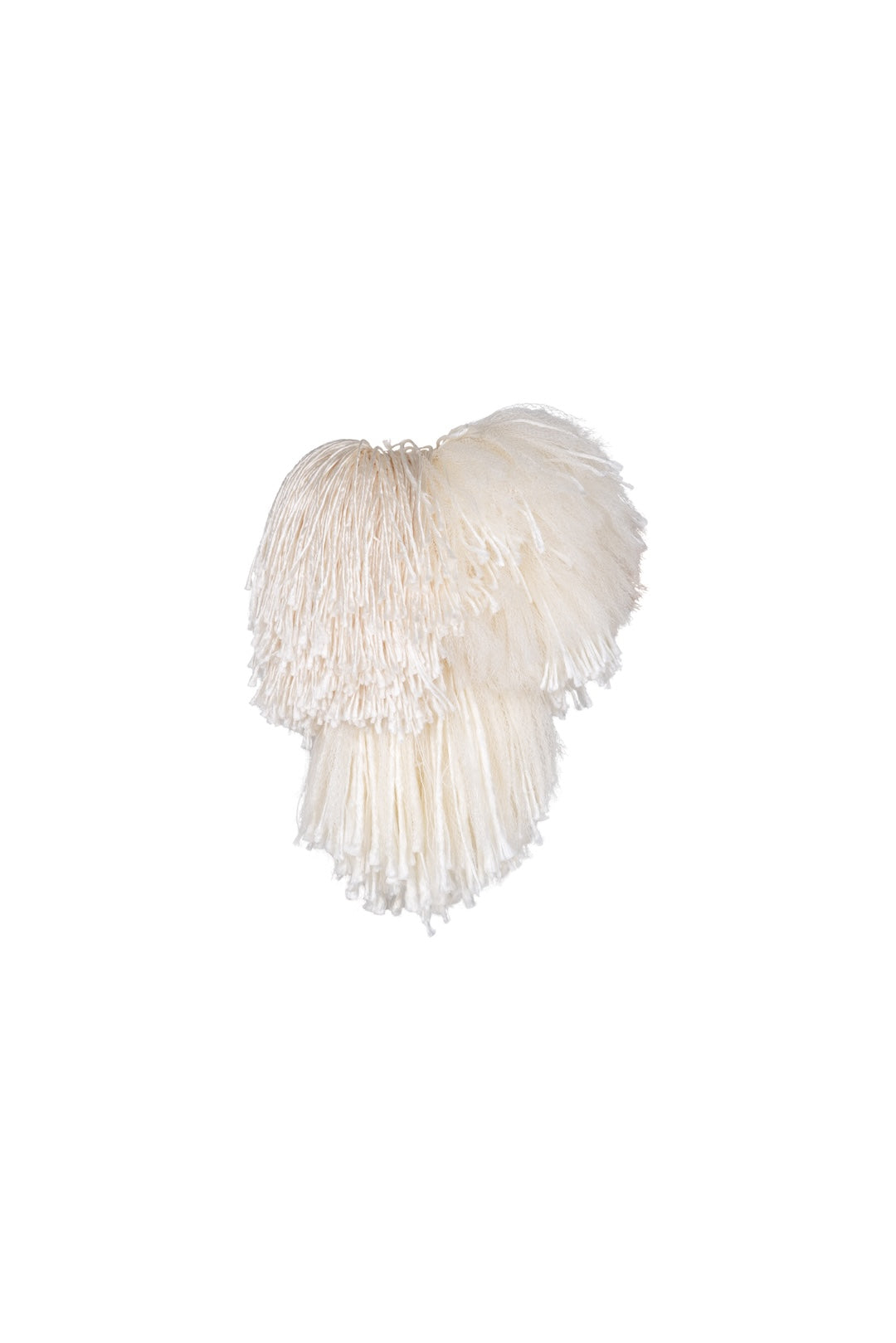 Pom Pom Brooch in Ivory