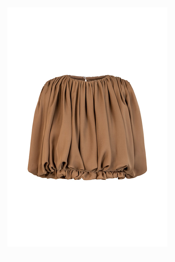 Penelope Top in Sepia
