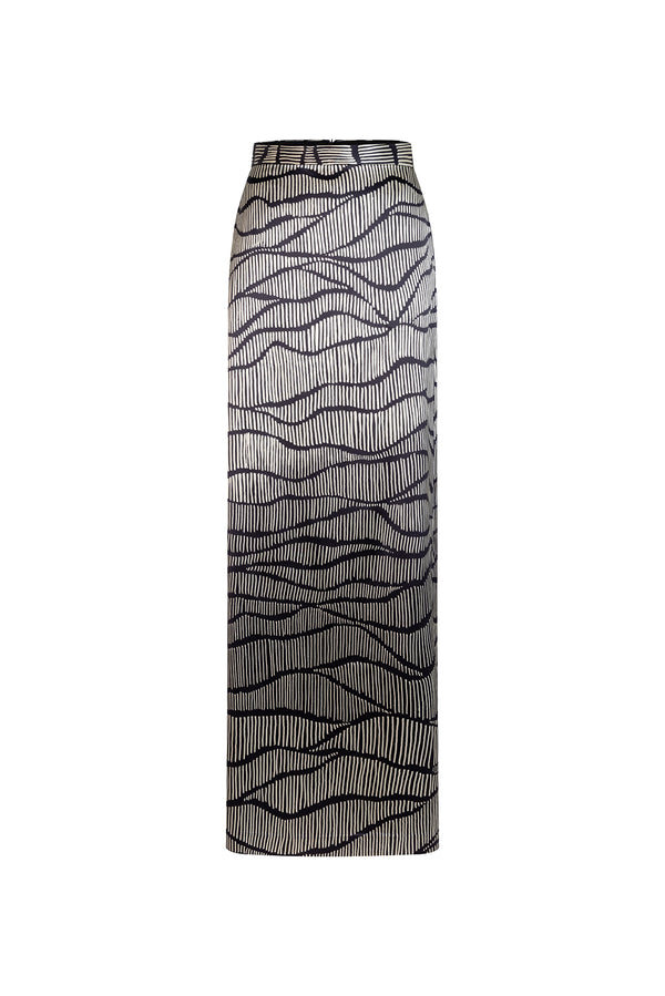 Ivanna Skirt in Linear Print
