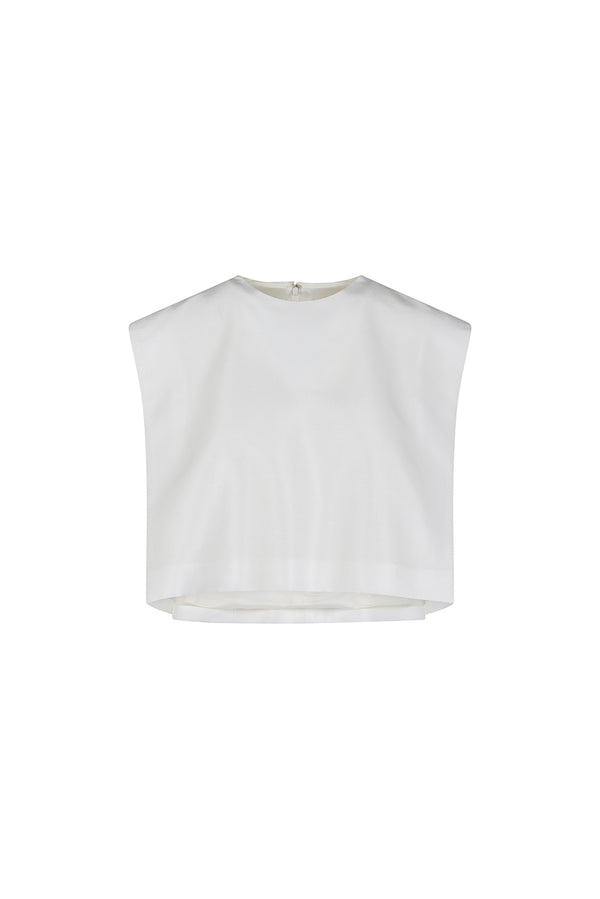 Milagros Top in Ivory