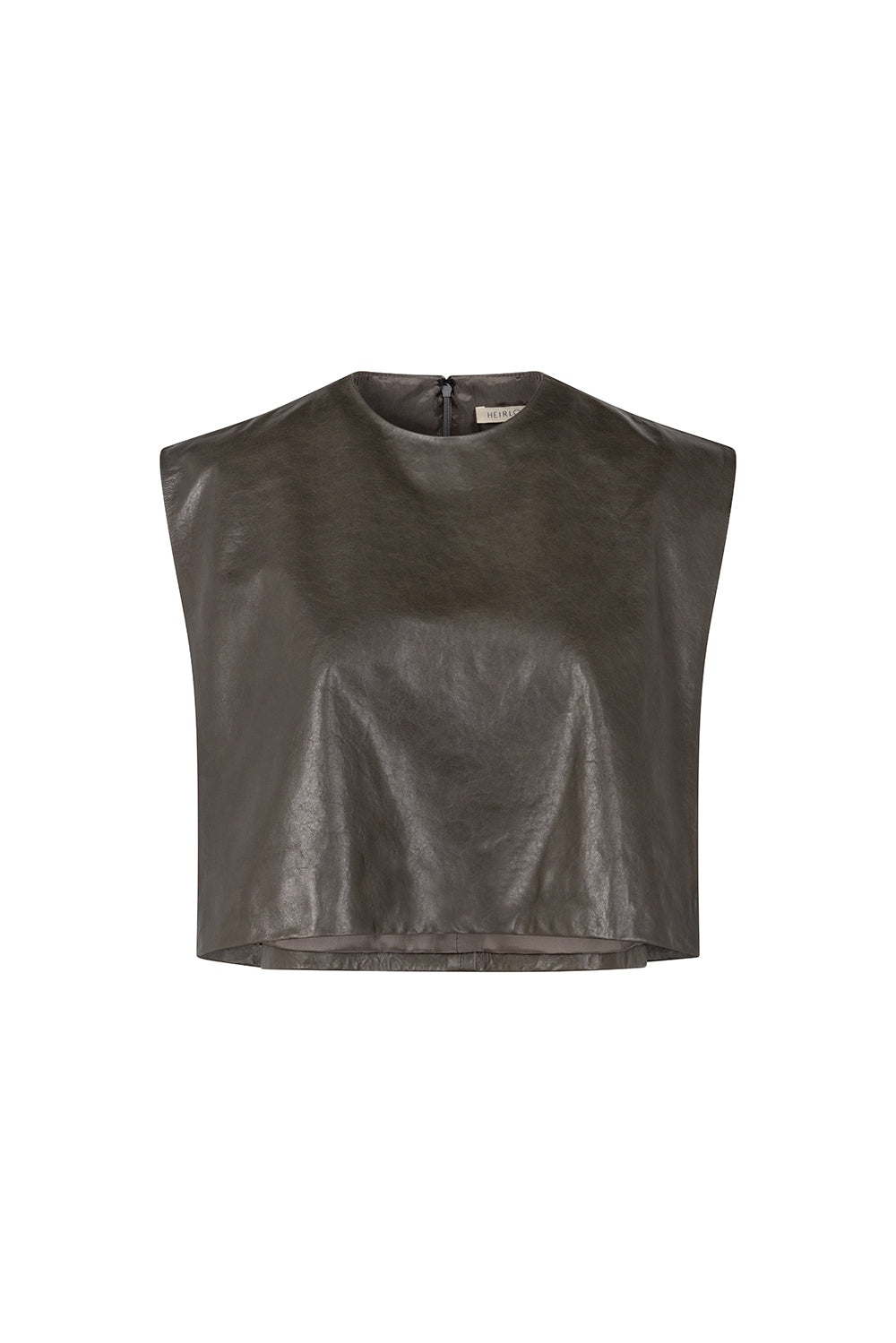 Milagros Top in Leather