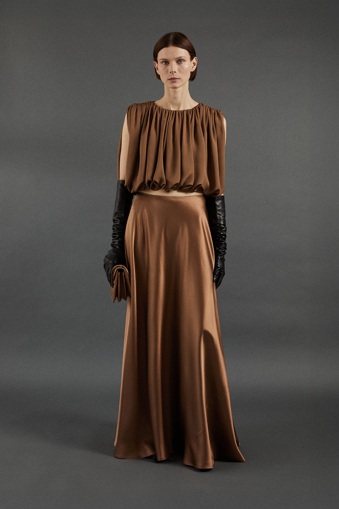 Antonia Skirt in Sepia