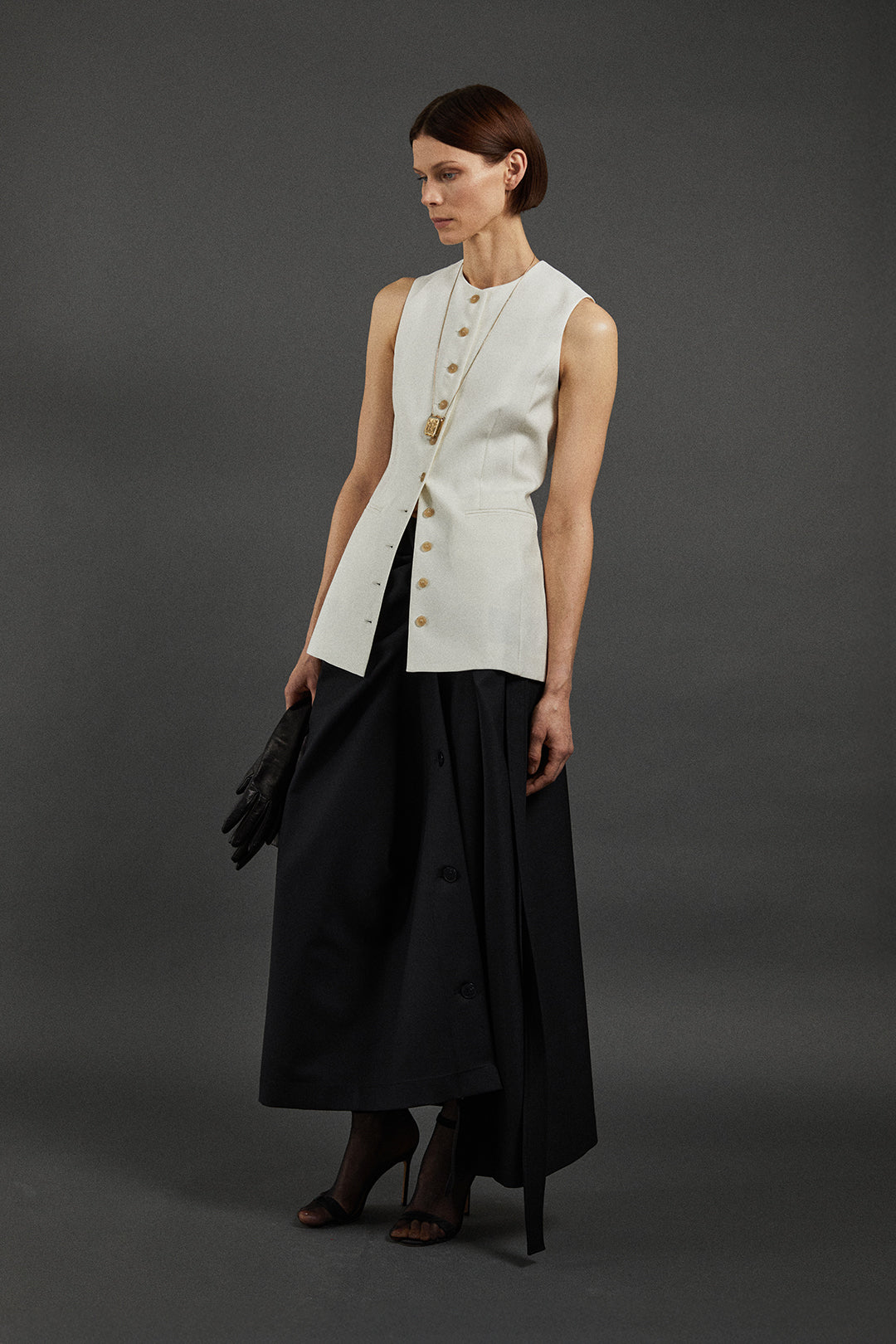 Paulina Top in Ivory