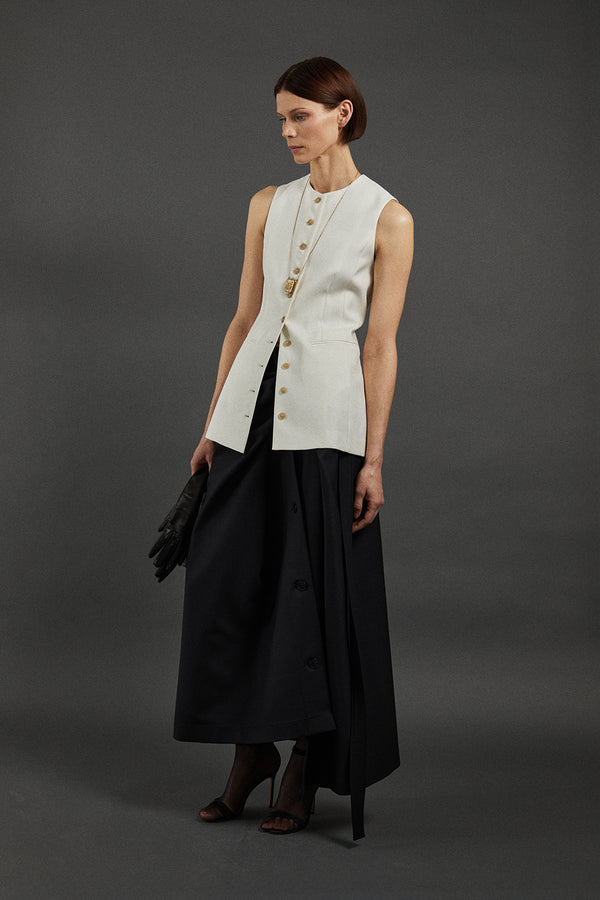 Paulina Top in Ivory