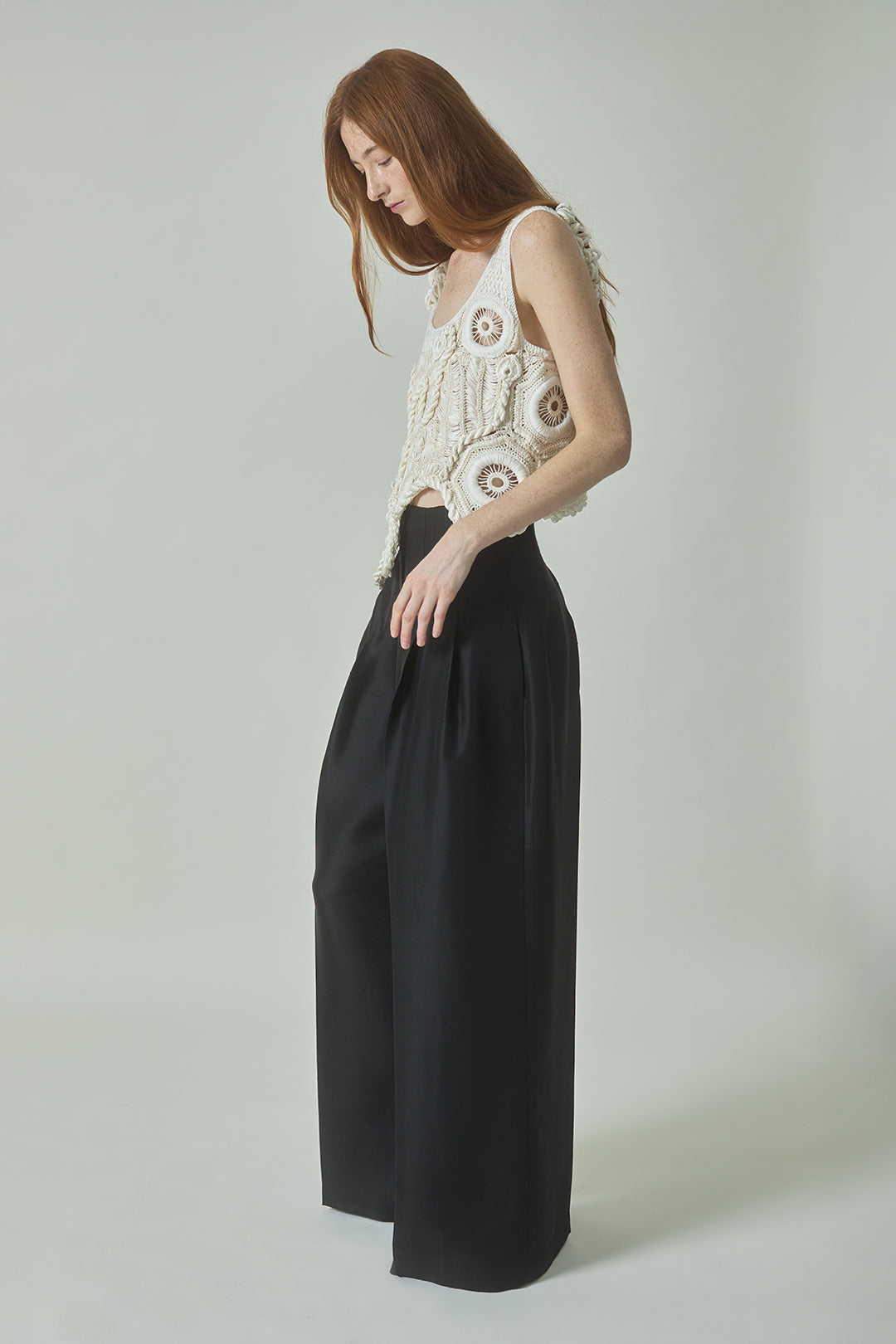 Condesa Trousers in Shantung