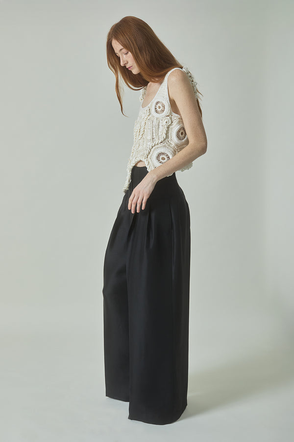 Condesa Trousers in Shantung