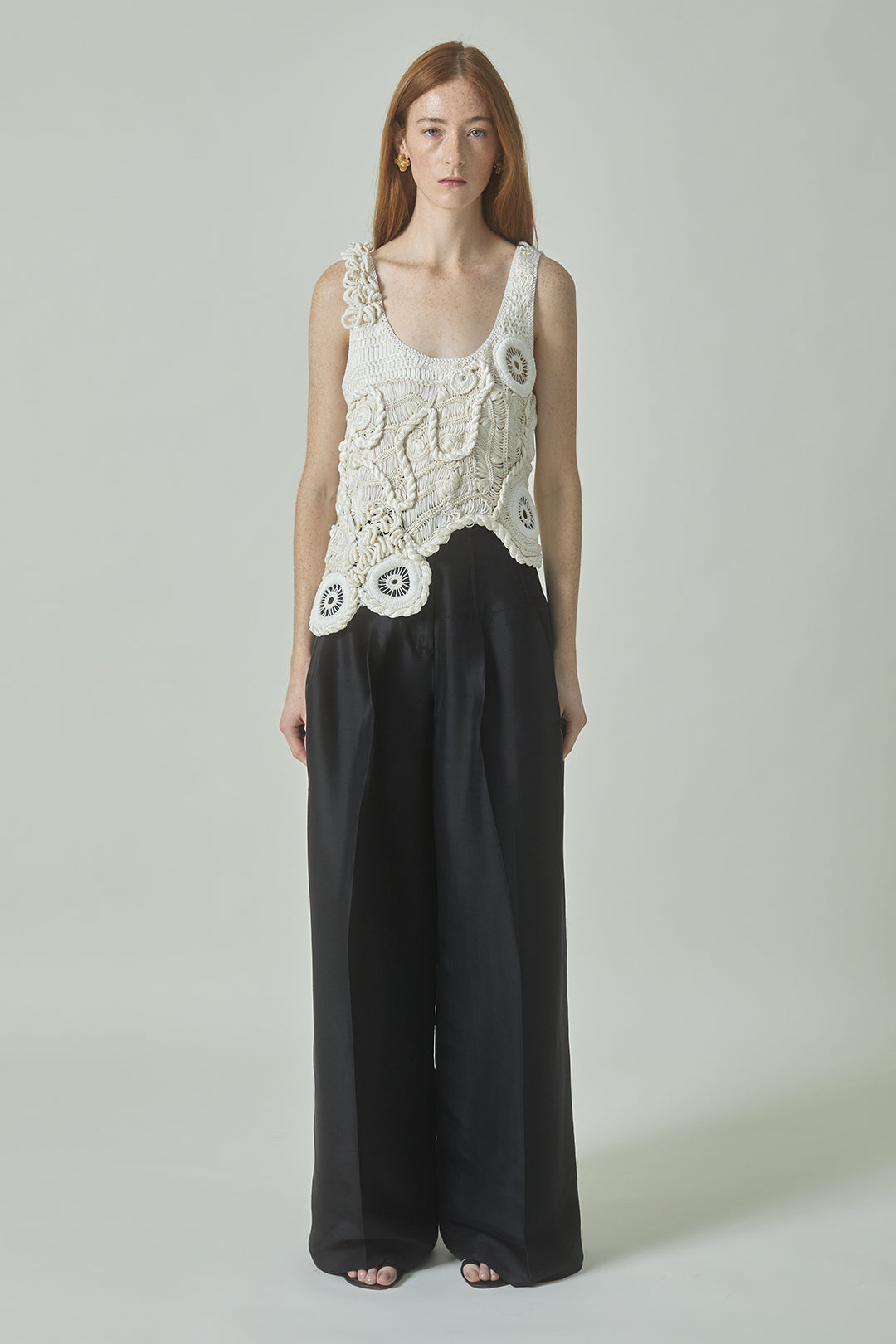 Condesa Trousers in Shantung