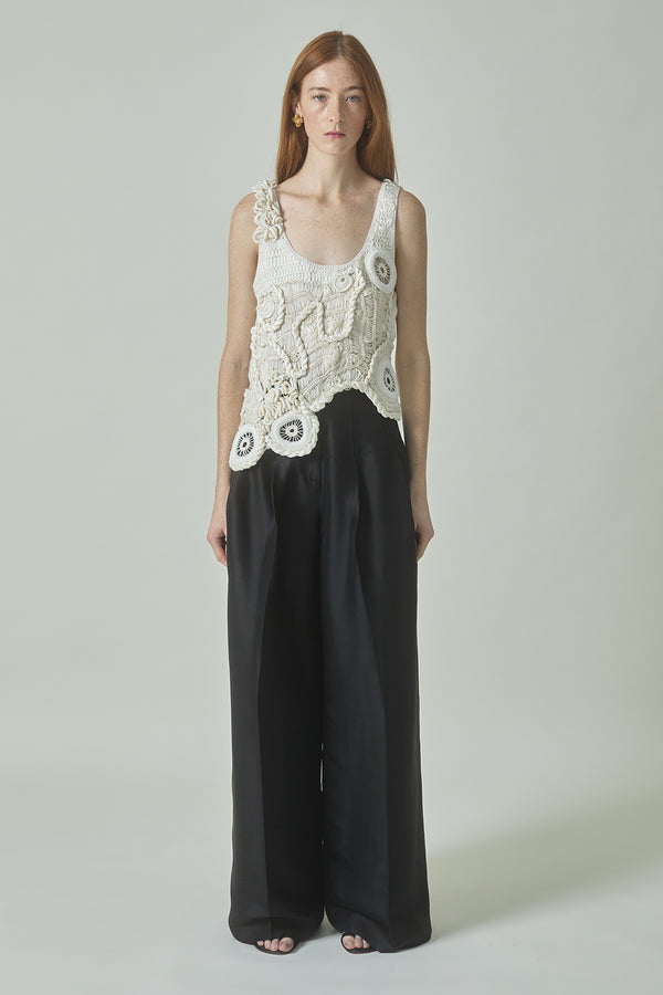 Condesa Trousers in Shantung