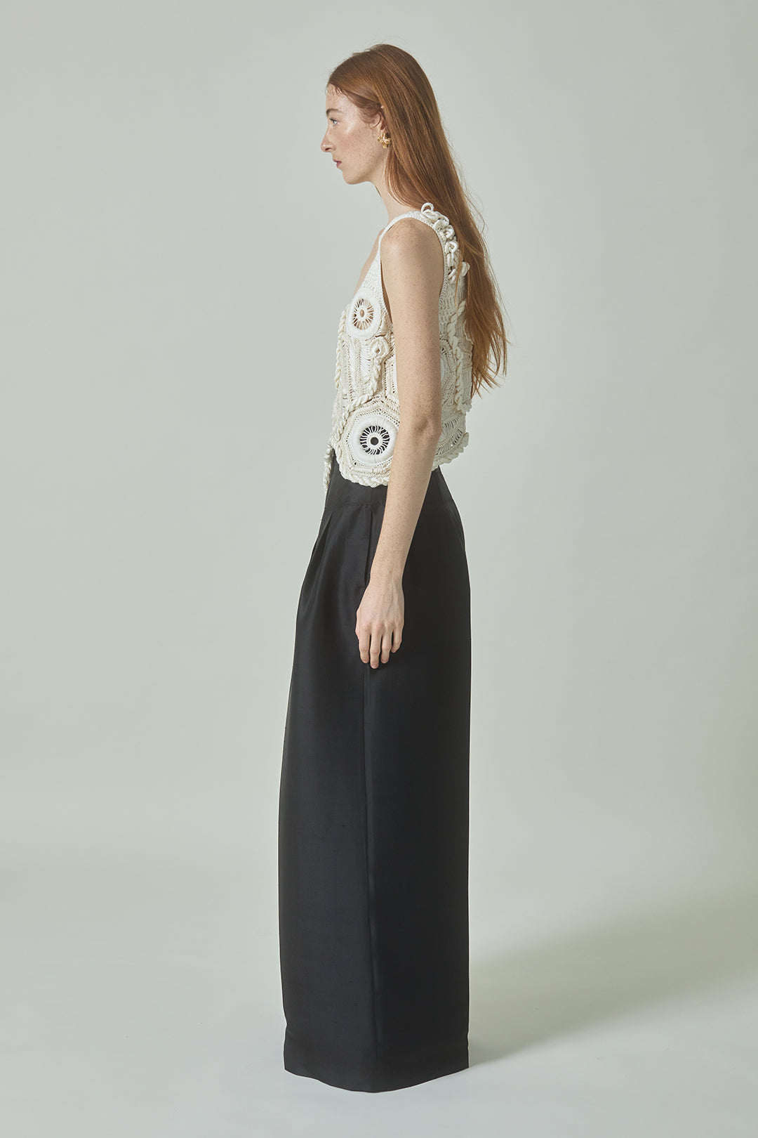 Condesa Trousers in Shantung