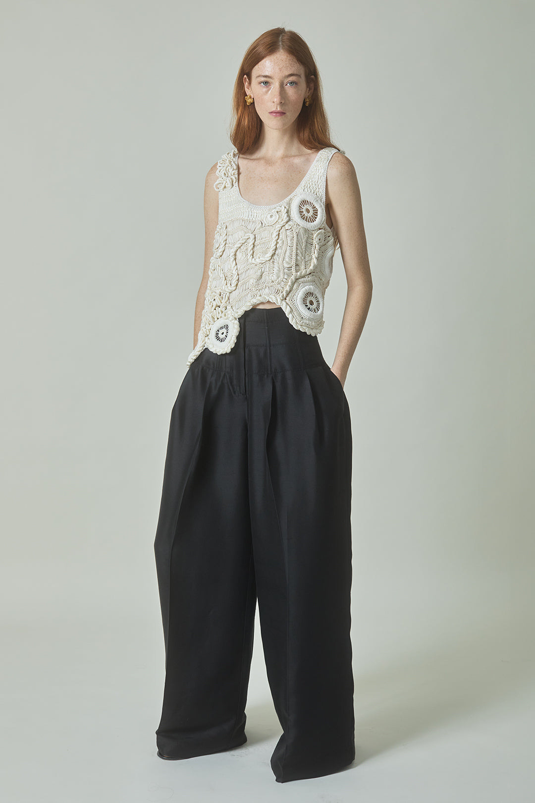 Condesa Trousers in Shantung