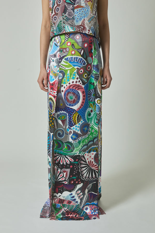 Florence Skirt in A. Vazquez Print
