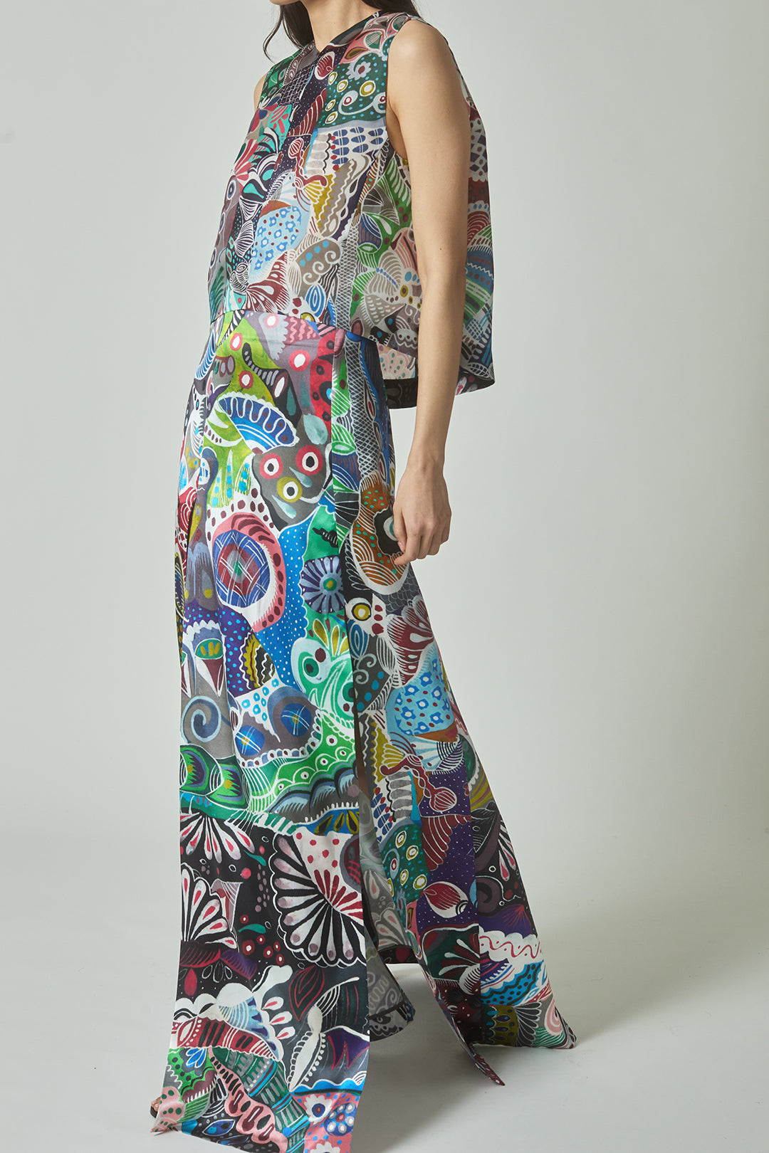 Florence Skirt in A. Vazquez Print