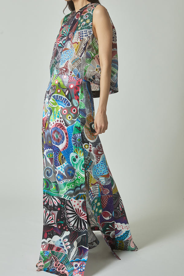 Florence Skirt in A. Vazquez Print
