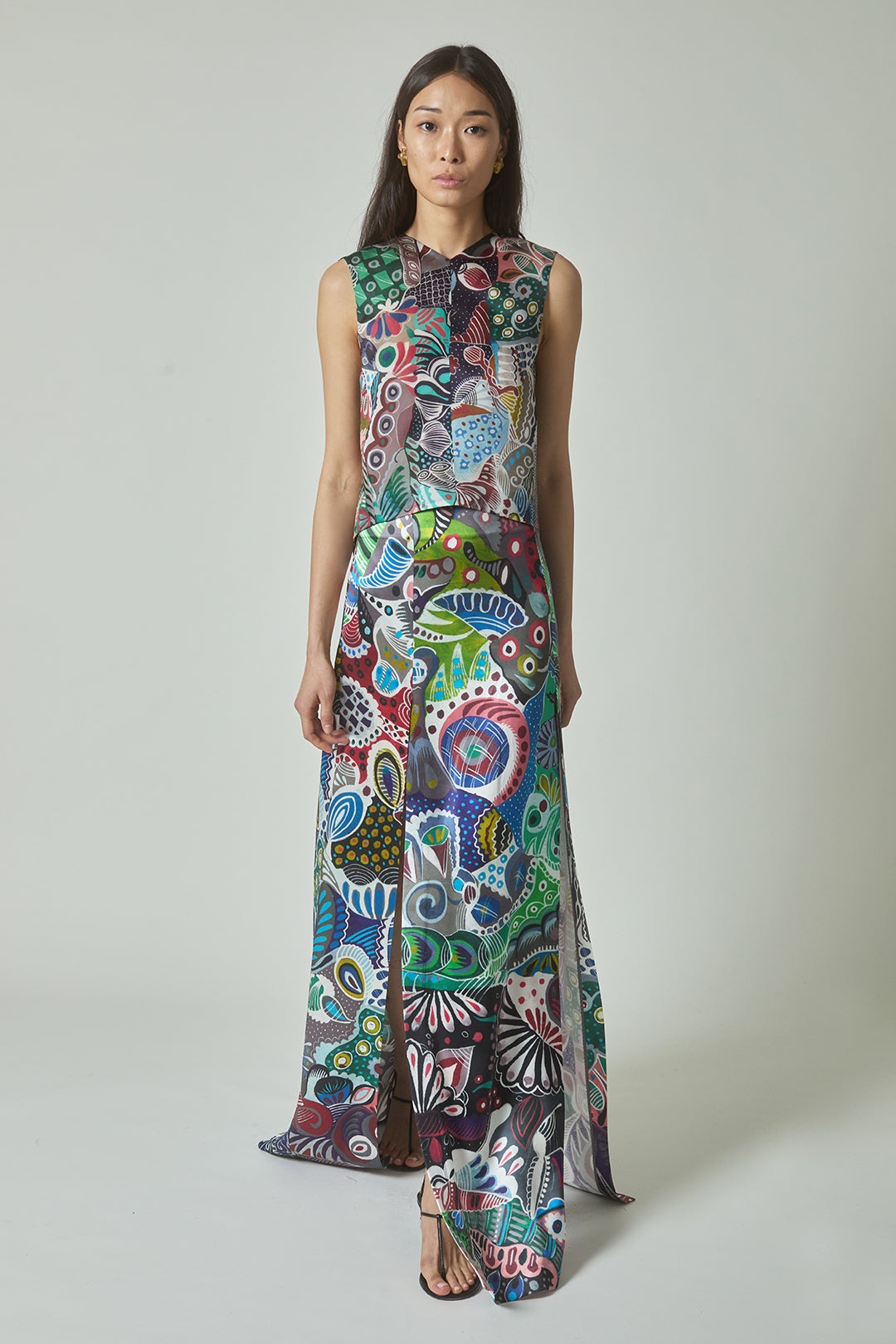 Florence Skirt in A. Vazquez Print