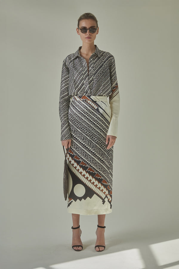 Lexi Skirt in A. Jurado Print