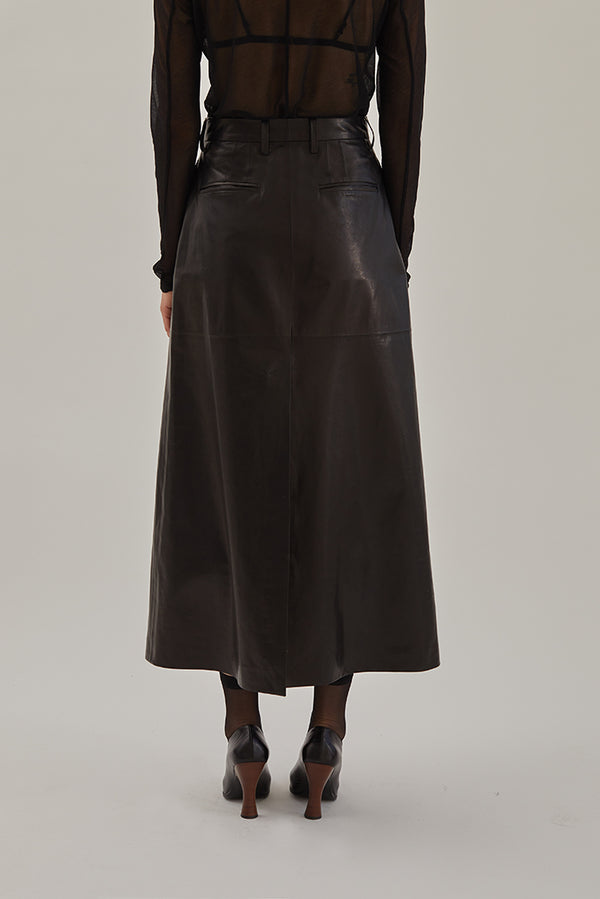 Elodie Skirt in Leather