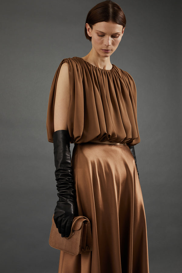Penelope Top in Sepia