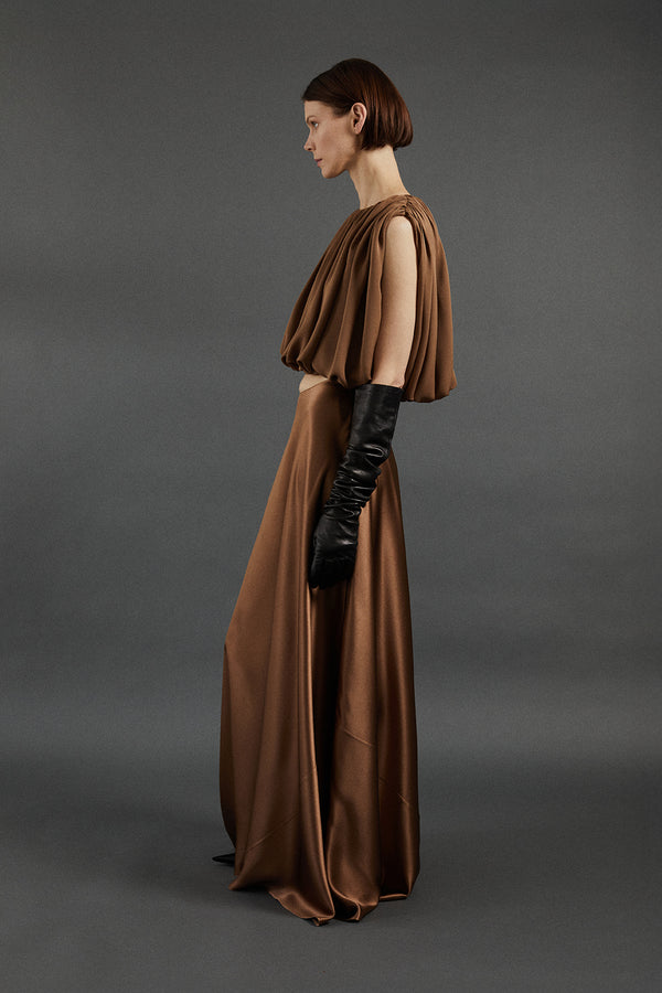 Antonia Skirt in Sepia