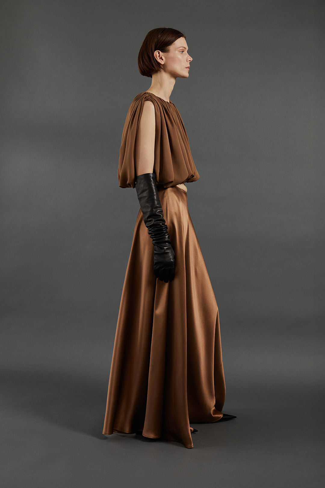Antonia Skirt in Sepia