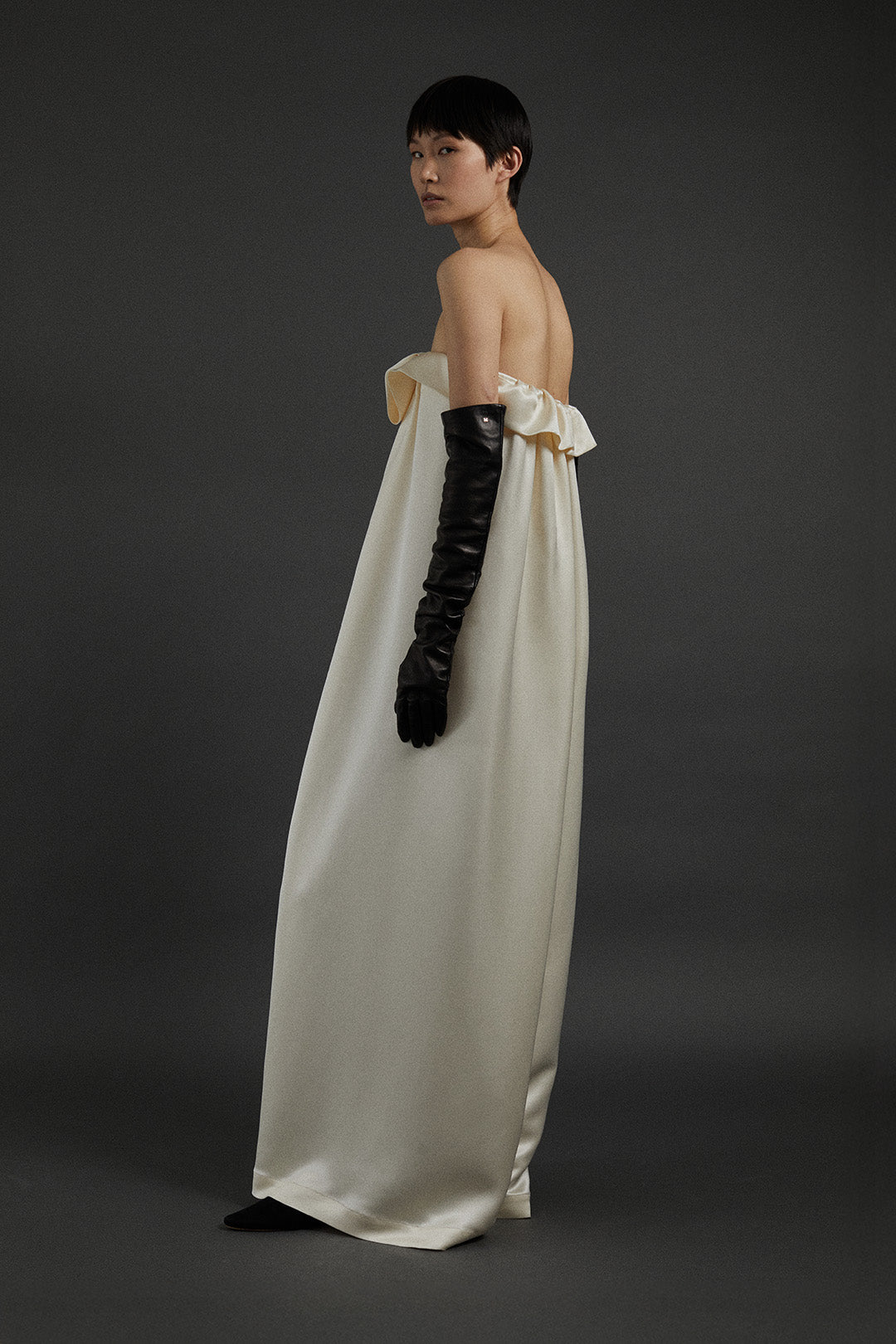 Manuela Dress in Satin