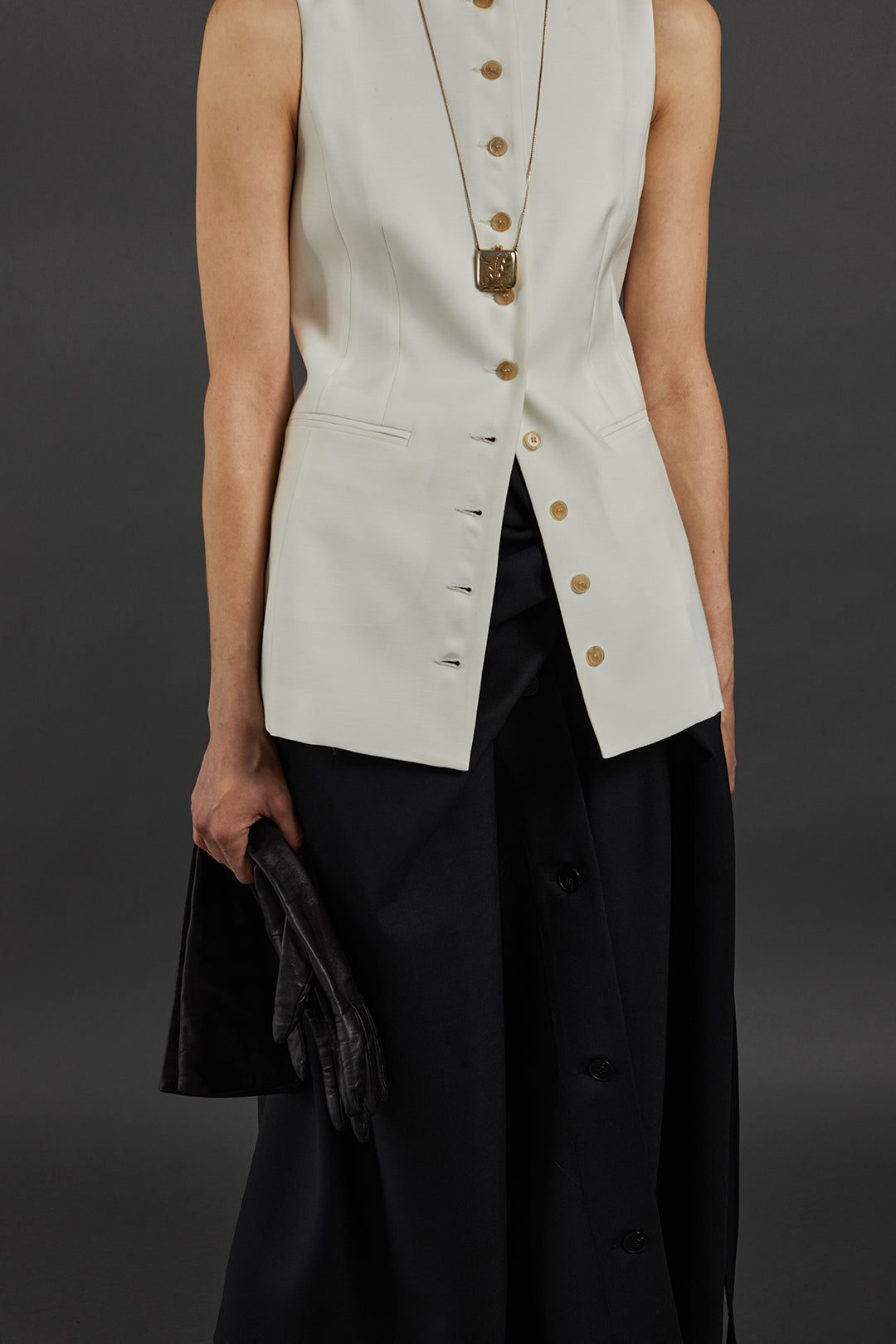Paulina Top in Ivory